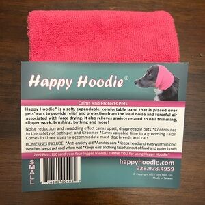 Happy Hoodie Pink Pet Calming Band